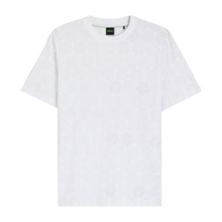 Hugo Boss 50563560 T Shirt Union Aop Abbigliamento Tennis Uomo