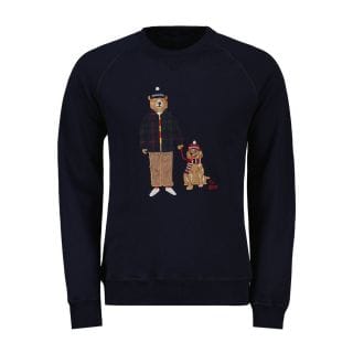 In The Box 240095 Felpa Girocollo Mister Box Dog Casual Uomo