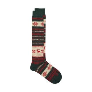 In The Box Fw220007 Calza Cristhmas Deer Cotone Bio Casual Uomo
