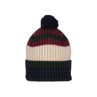 In The Box Fw230116 Cappello Pom Pon Strpes Accessori Uomo