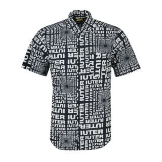 Iuter 24sihr27 Camicia Manica Corta Optical Street Style Uomo