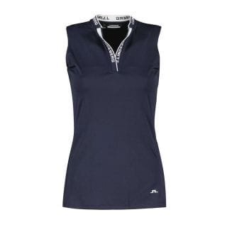 J Lindeberg Gwjt08083 Polo Smanicata Leya Donna Abbigliamento Golf Donna