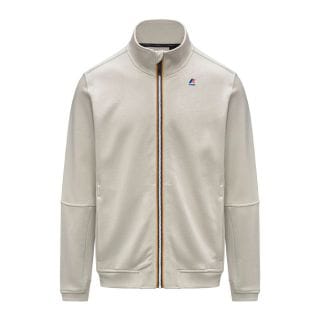 K-way K1126iw Felpa Full Zip Logo Pepin Poli Cotton Casual Uomo