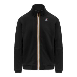 K-way K1126iw Felpa Full Zip Logo Pepin Poli Cotton Casual Uomo