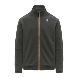 K-way K1126iw Felpa Full Zip Logo Pepin Poli Cotton Casual Uomo