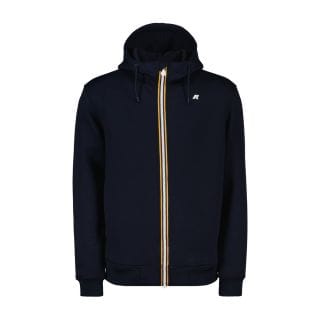 K-way K2141dw Felpa Full Zip Cappuccio Rainer Spacer Casual Uomo