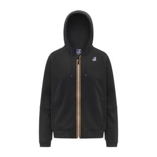 K-way K4147lw Felpa In Pile Full Zip Cappuccio Prosper Brushed Casual Uomo