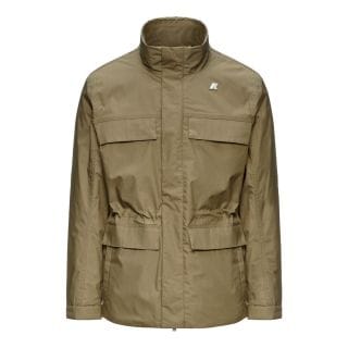 K-way K4157ew Giacca Field Manuene Warm Micro Canvas Giacconi Uomo