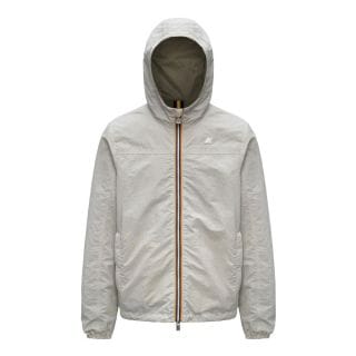 K-way K51337w Giacca Con Cappuccio Jake Cotton Double Giacconi Uomo