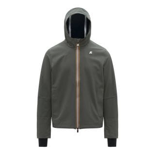 K-way K6131bw Giacca Con Cappuccio Jacko Bonded Giacconi Uomo