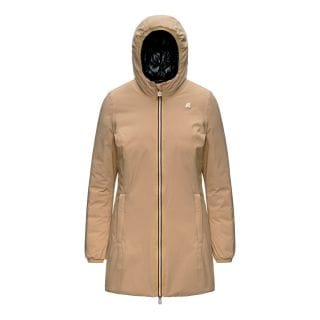 K-way K8134cw Piumino 3/4 Denise Stretch Thermo Double Donna Giacconi Donna