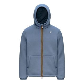 K-way K8142yw Giacca Con Cappuccio Rev Jack Spacer Nylon Double Giacconi Uomo
