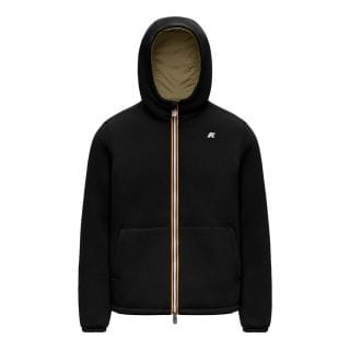 K-way K8142yw Giacca Con Cappuccio Rev Jack Spacer Nylon Double Giacconi Uomo