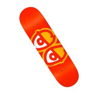 Kroo 10023zz03209 Tavola Krooked Eyes Orange 8.25 Skateboard Skateboarding Uomo