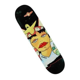 Kroo E01krotsk Tavola Krooked Knox Three Star 8.25 Skateboard Skateboarding Uomo