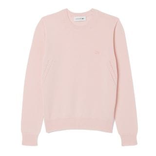 Lacoste Af4145 Maglia Girocollo Impunture Donna Casual Donna