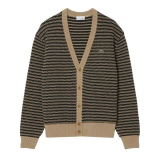 Lacoste Ah8567 Maglione Girocollo Motivo Jacquard Fin 7 Casual Uomo