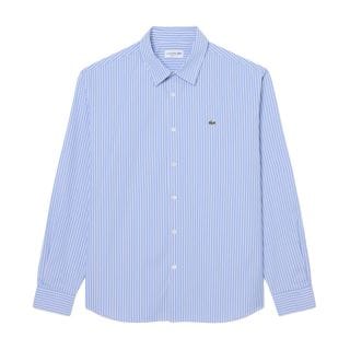 Lacoste Ch8795 Camicia Regular Fit Popline Stripe Casual Uomo