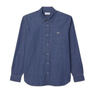 Lacoste Ch9084 Camicia Light Denim Casual Uomo