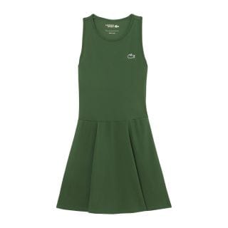 Lacoste Ef0144 Abitino Smanicato Con Short Abbinato Donna Abbigliamento Tennis Donna