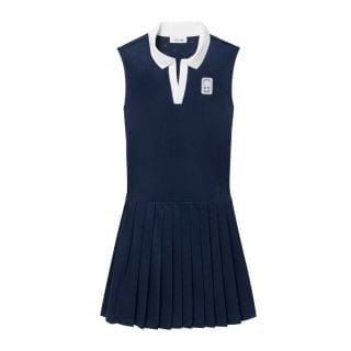 Lacoste Ef0230 Abitino Plissetato Con Pantaloncino Donna Abbigliamento Tennis Donna