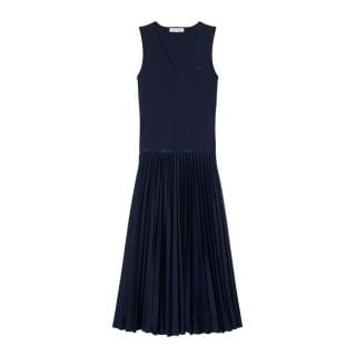 Lacoste Ef2432 Abito Sm Fondo Plisse Donna Casual Donna
