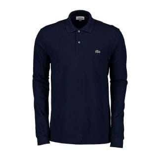 Lacoste L1312 Polo Manica Lunga L1312 Blu Casual Uomo
