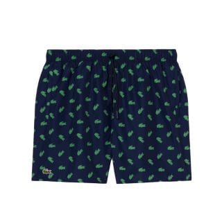 Lacoste Mh1851 Boxer Mare Logo All Over Mare Uomo