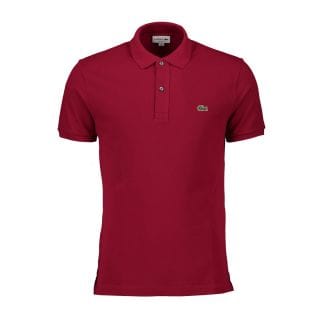 Lacoste Ph4012 Polo Slim Ph4012 Bordeaux Casual Uomo