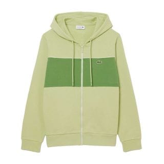 Lacoste Sh0892 Felpa  Con Cappuccio Full Zip Color Block Casual Uomo