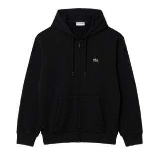 Lacoste Sh8864 Felpa Full Zip Cappuccio Logo Casual Uomo