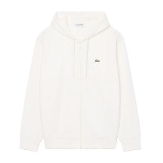 Lacoste Sh8864 Felpa Full Zip Cappuccio Logo Casual Uomo