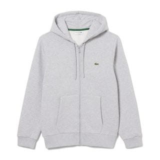 Lacoste Sh9626 Felpa Full Zip Cappuccio Logo Casual Uomo