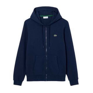 Lacoste Sh9809 Felpa  Cappuccio Full Zip Piquet Casual Uomo