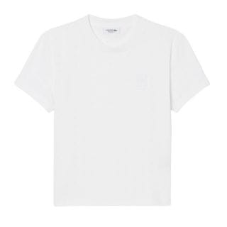 Lacoste Tf2543 T Shirt Ricami All Over Logo Tennis Donna Abbigliamento Tennis Donna