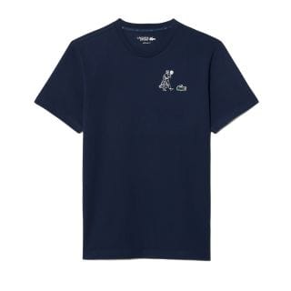 Lacoste Th0147 T Shirt Regular People Tennis Abbigliamento Tennis Uomo