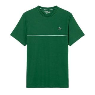 Lacoste Th0173 T-shirt Ultra Dry Cocco Retro Abbigliamento Tennis Uomo