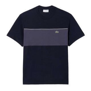 Lacoste Th0896 T-shirt Color Block Casual Uomo