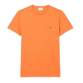 Lacoste Th6709 T-shirt Logo In Cotone Pima Casual Uomo