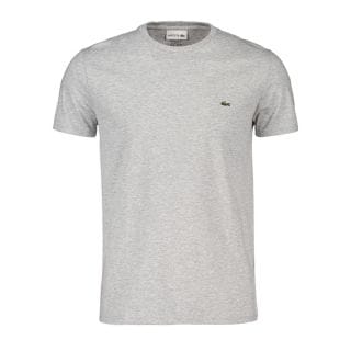 Lacoste Th6709 T-shirt Logo In Cotone Pima Grigia Casual Uomo