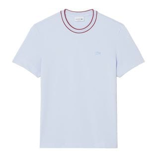 Lacoste Th8174 T Shirt In Piquet Stretch Casual Uomo