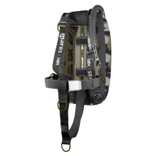 Mares 417574 Tactical Green Single Backmount Set Jacket Subacquea Uomo