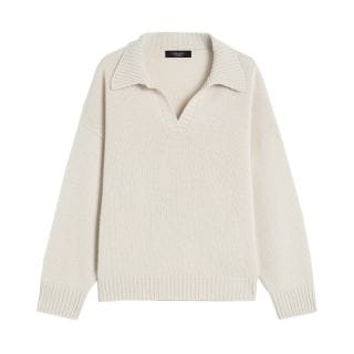 Max Mara Weekend Agreai25 Maglia Collo Polo In Lana Donna Casual Donna