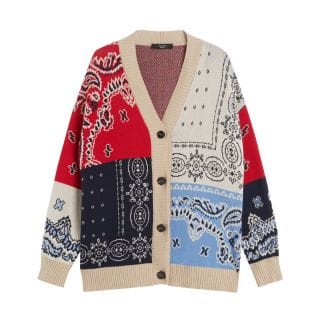 Max Mara Weekend Baobabai25 Cardigan In Cordonetto Fantasia Donna Casual Donna
