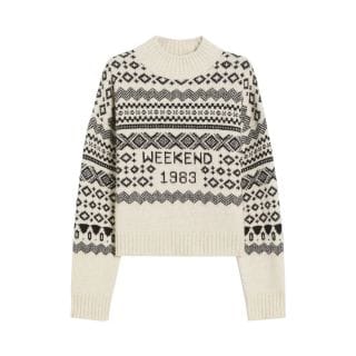 Max Mara Weekend Brioso1234 Maglia Over  Lana Alpaca Donna Casual Donna