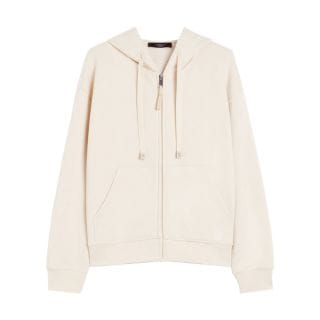 Max Mara Weekend Caneai25 Felpa Full Zip In Jersey Organico Donna Casual Donna