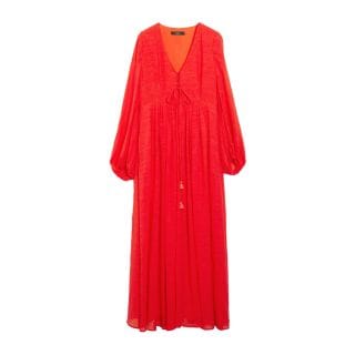 Max Mara Weekend Deodara Abito Lungo Misto Lino Deodara Donna Casual Donna