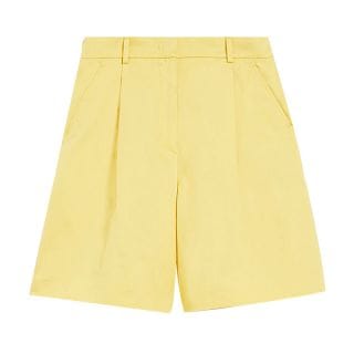 Max Mara Weekend Ecuba Bermuda In Cotone E Lino Ecuba Donna Casual Donna