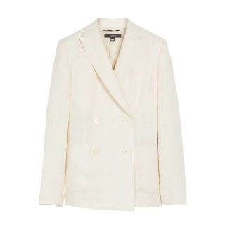 Max Mara Weekend Fertile22 Giacca Blazer Doppio Petto In Canvas Donna Giacconi Donna