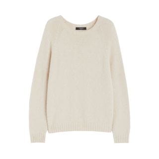 Max Mara Weekend Ghiacciai25 Maglione Girocollo Mix Alpaca Cotone Donna Casual Donna